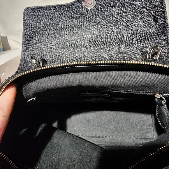 REBECCA MINKOFF Black Satchel/Crossbody Bag - NWOT - Picture 3 of 6